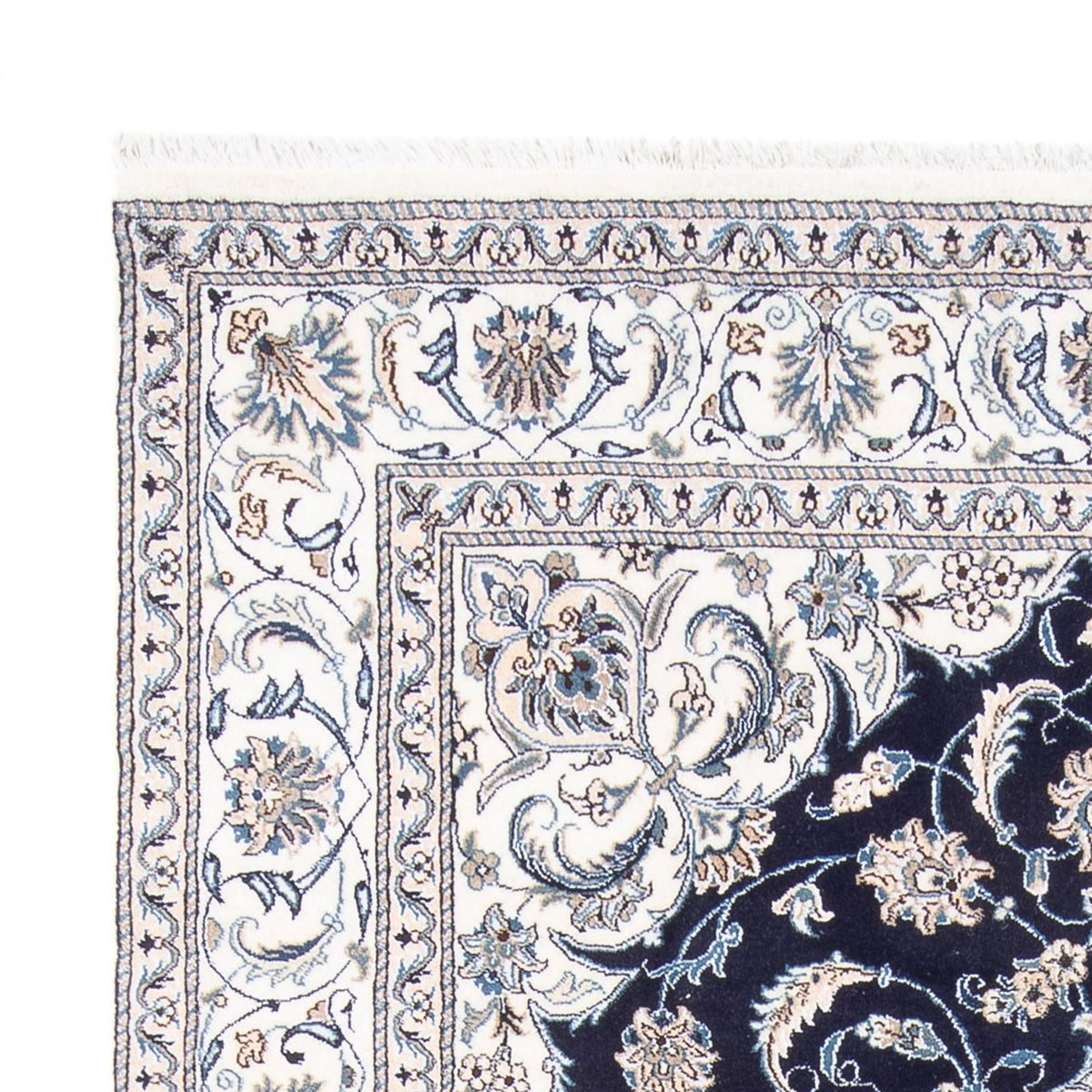 Persisk matta - Nain - 301 x 197 cm - mörkblå