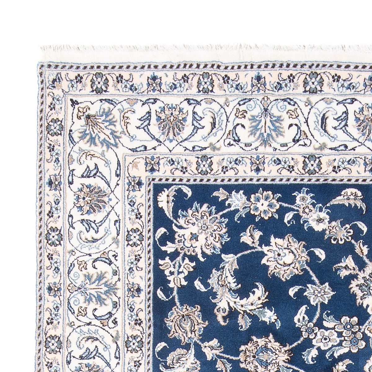 Persisk matta - Nain - 293 x 194 cm - mörkblå