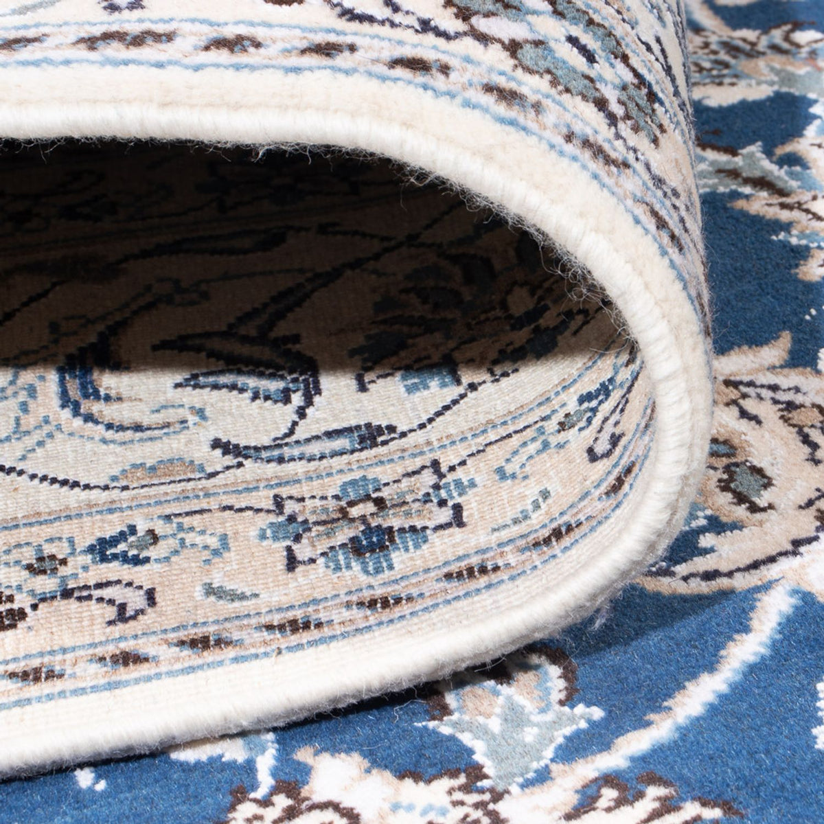 Persisk matta - Nain - 293 x 194 cm - mörkblå