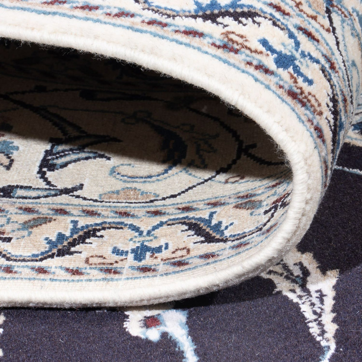 Persisk matta - Nain - 297 x 198 cm - mörkblå