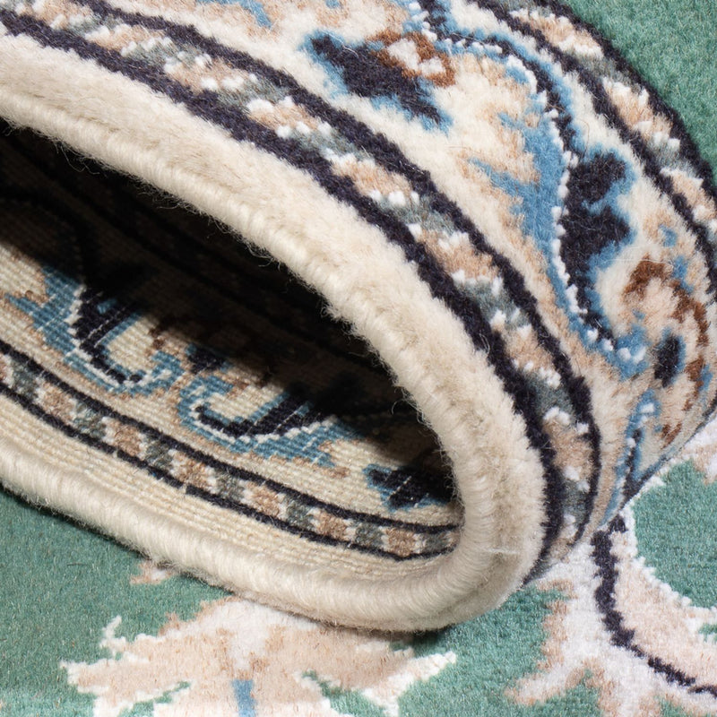 Persisk matta - Nain - 138 x 66 cm - grön