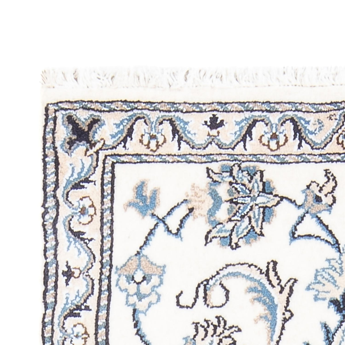 Persisk matta - Nain - 138 x 68 cm - grädde