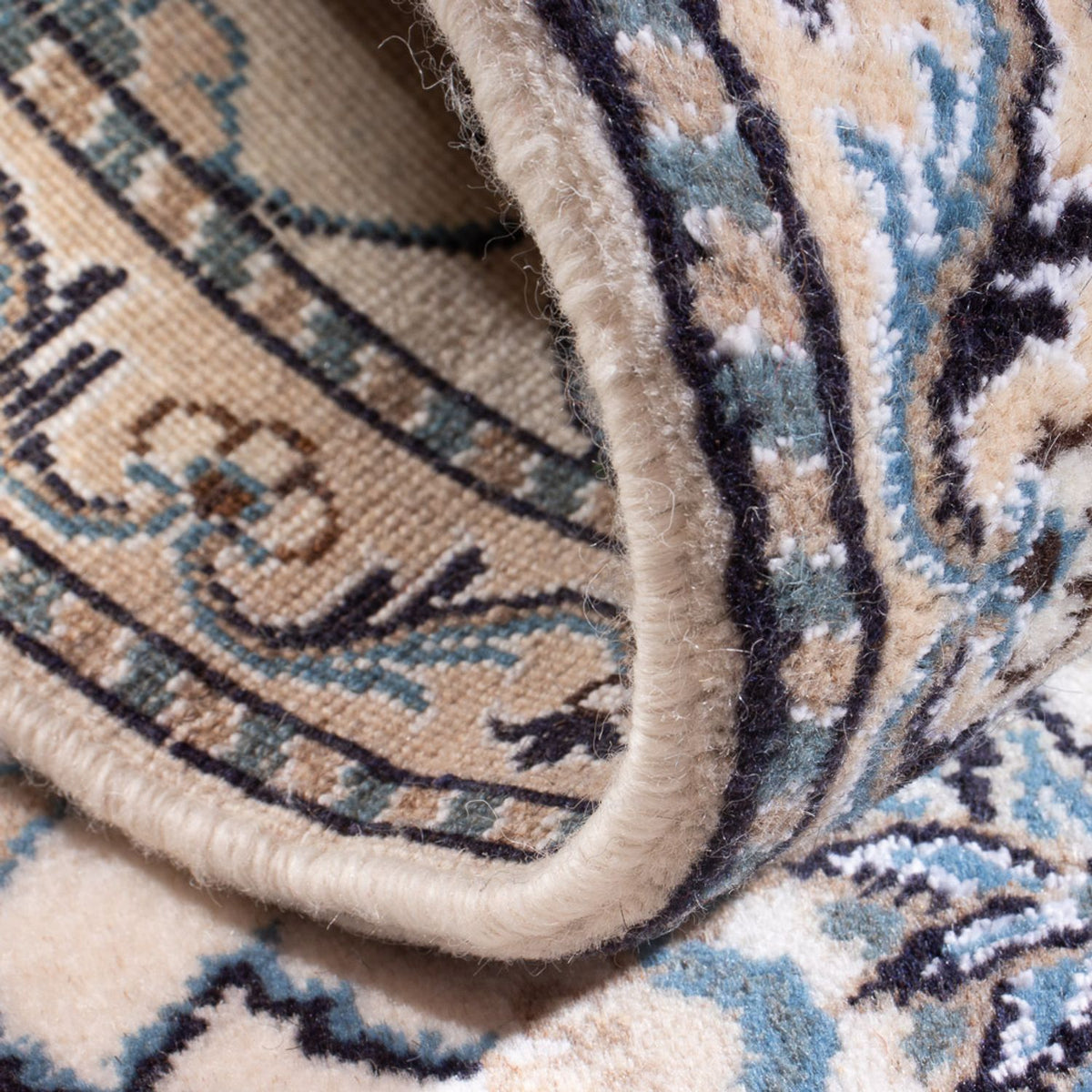 Persisk matta - Nain - 138 x 68 cm - grädde