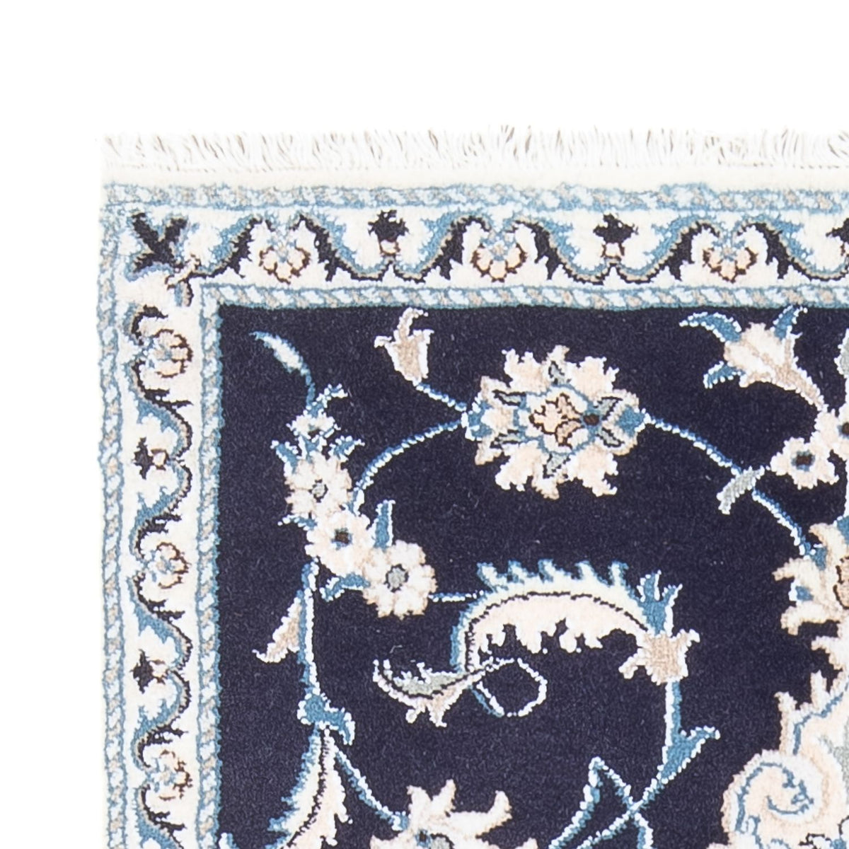 Persisk matta - Nain - 135 x 92 cm - mörkblå