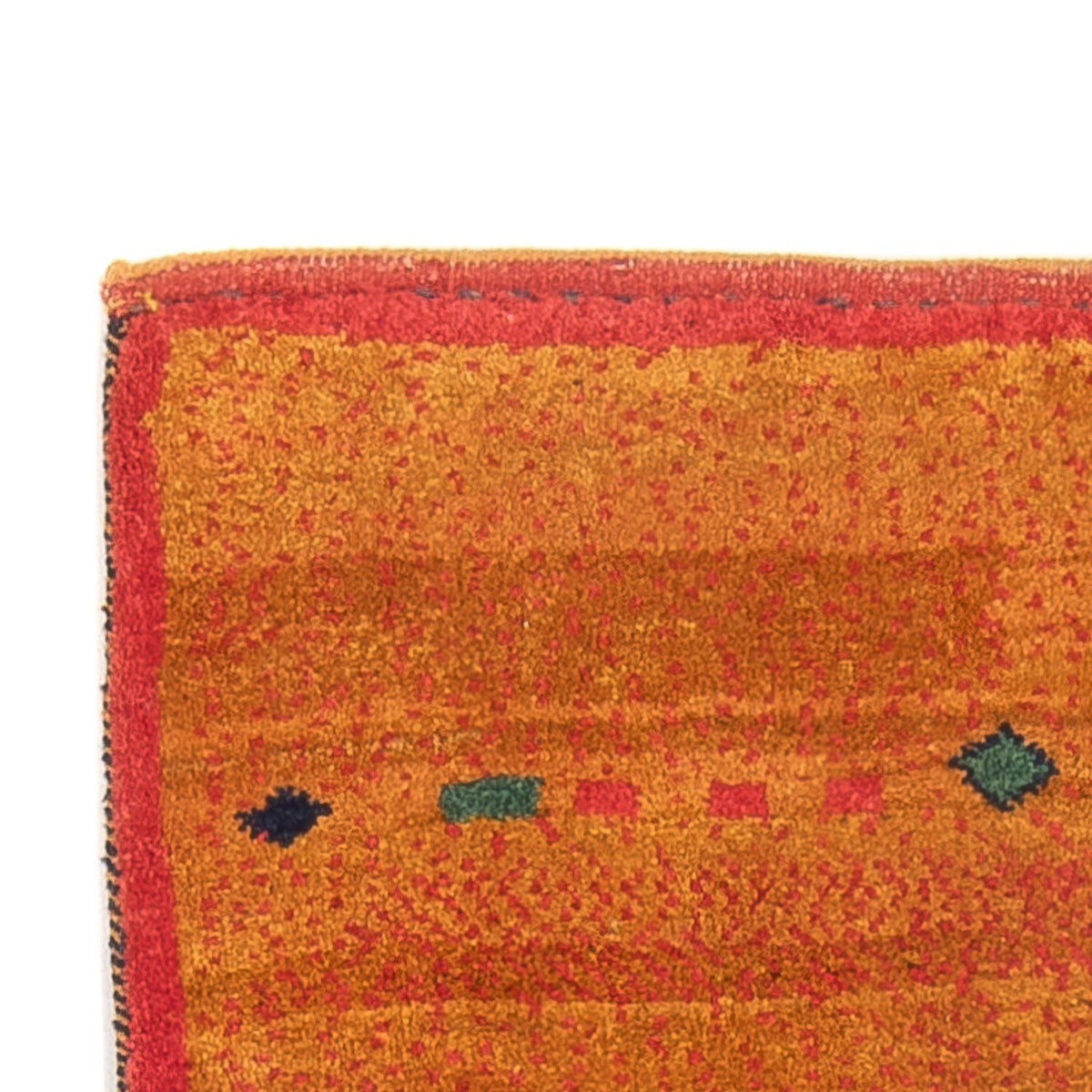 Runner Gabbeh-matta - persisk - 258 x 85 cm - orange