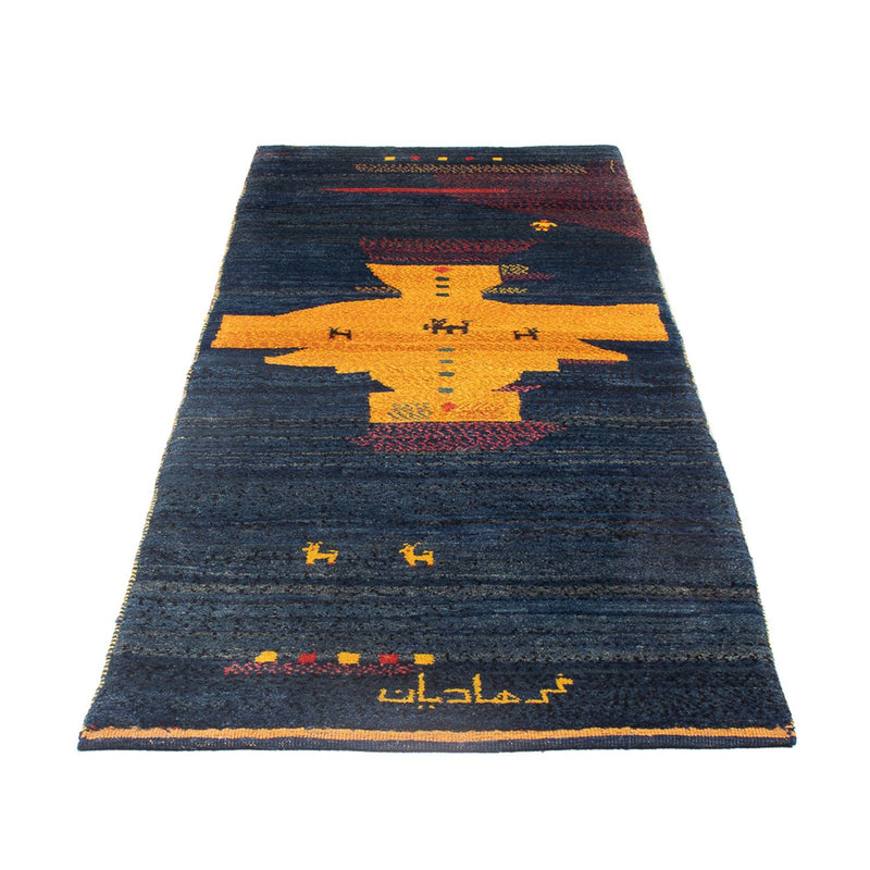 Runner Gabbeh-matta - persisk - 230 x 85 cm - flerfärgad