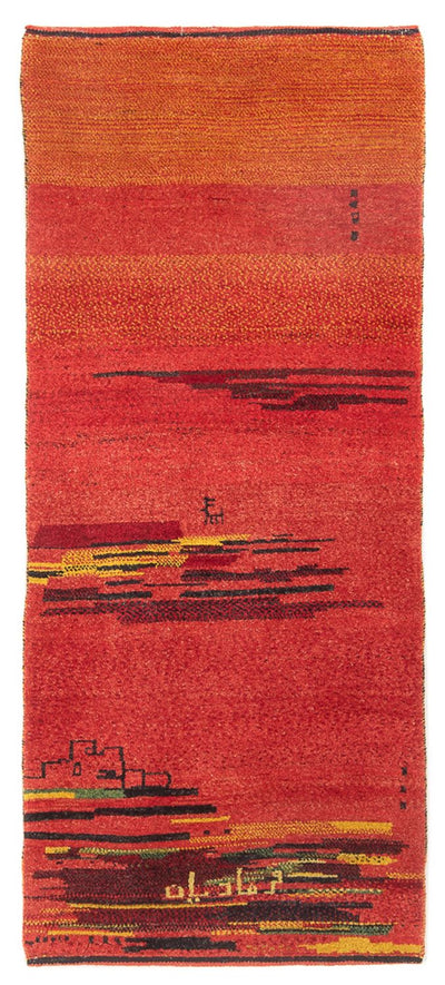 Persisk Gabbeh Mattan 83x200cm - Perserteppich Wollteppich