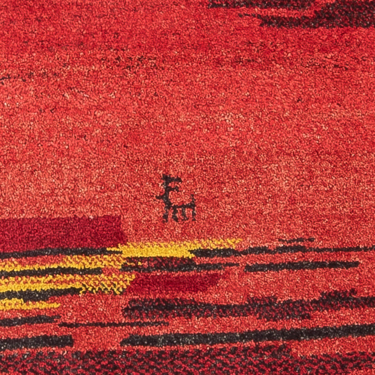 Runner Gabbeh-matta - persisk - 200 x 83 cm - flerfärgad