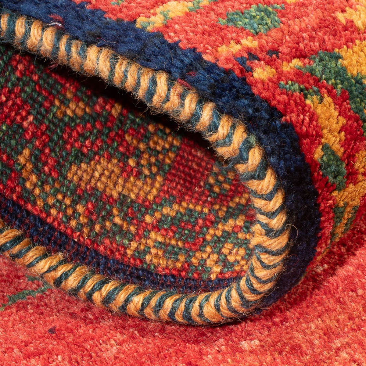 Runner Gabbeh-matta - persisk - 235 x 75 cm - flerfärgad