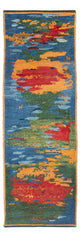 Runner Gabbeh-matta - persisk - 242 x 78 cm - flerfärgad