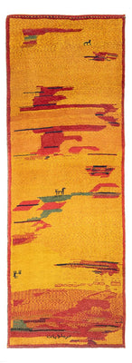 Runner Gabbeh-matta - persisk - 235 x 85 cm - flerfärgad