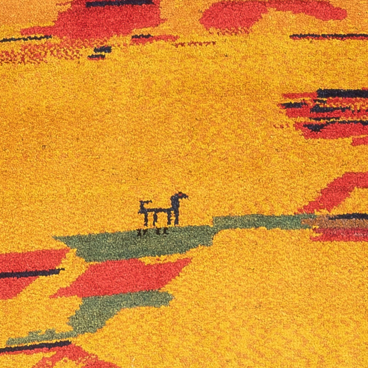 Runner Gabbeh-matta - persisk - 235 x 85 cm - flerfärgad