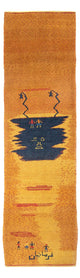 Persisk Gabbeh Mattan 87x293cm - Perserteppich Wollteppich