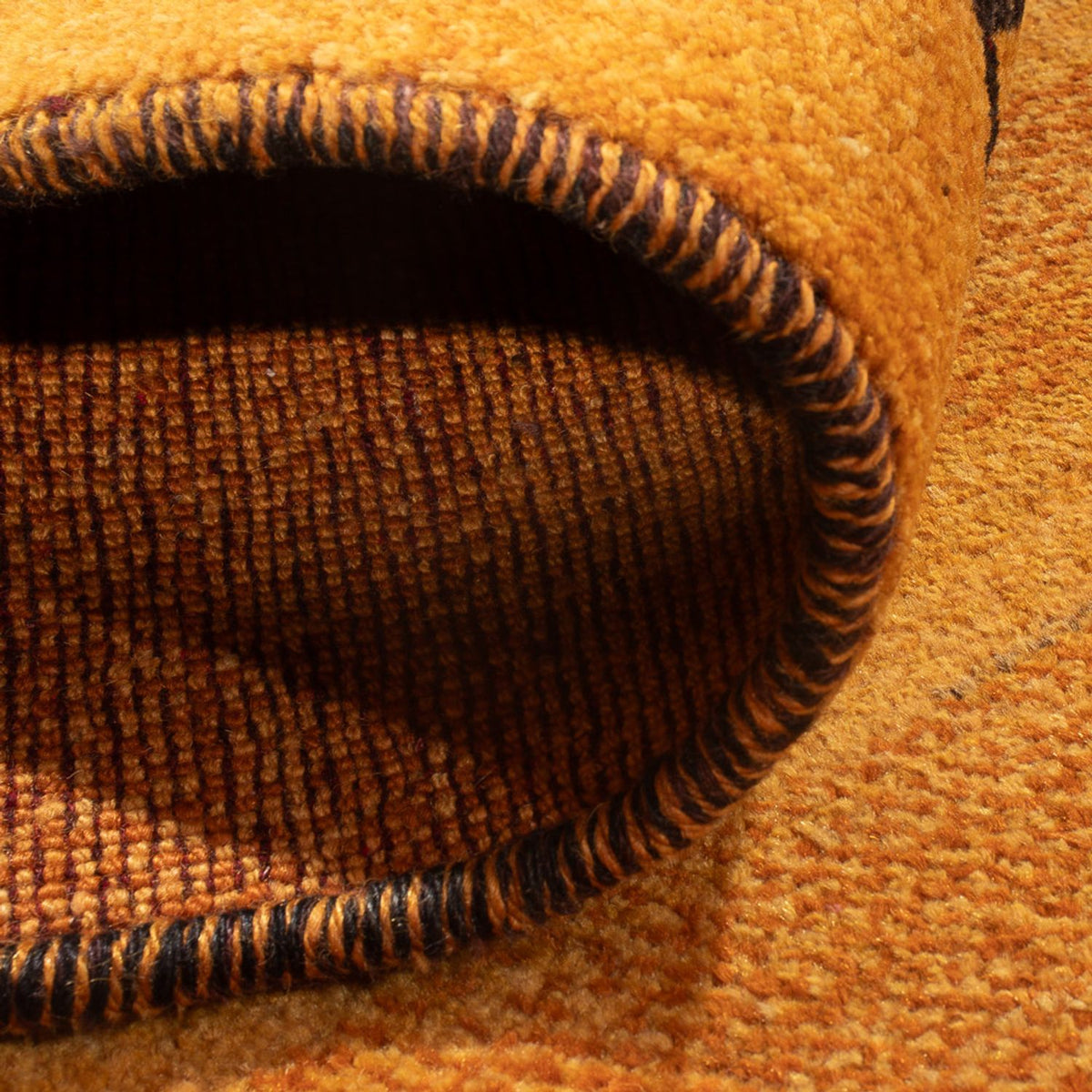 Runner Gabbeh-matta - persisk - 236 x 85 cm - orange