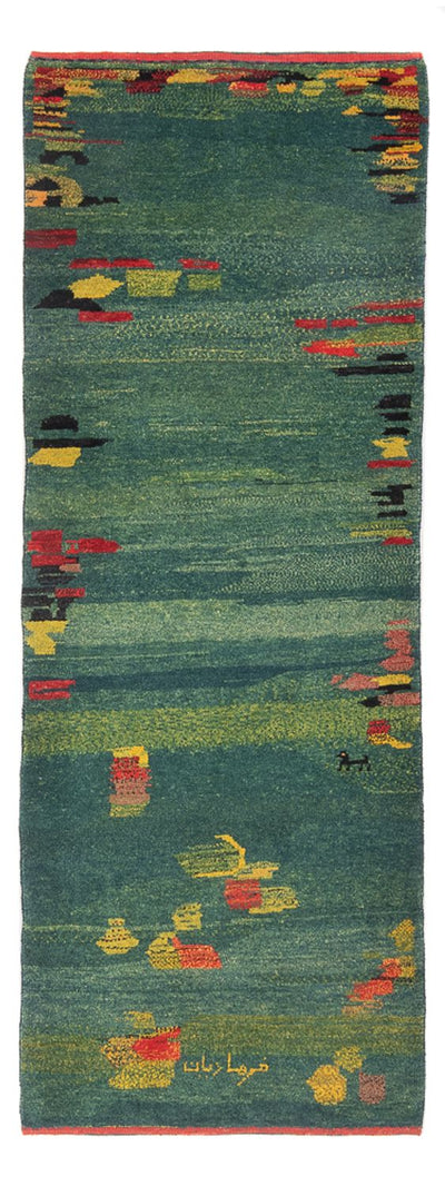 Persisk Gabbeh Mattan 87x218cm - Perserteppich Wollteppich
