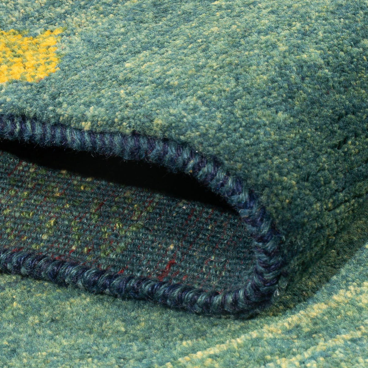 Runner Gabbeh-matta - persisk - 218 x 87 cm - flerfärgad