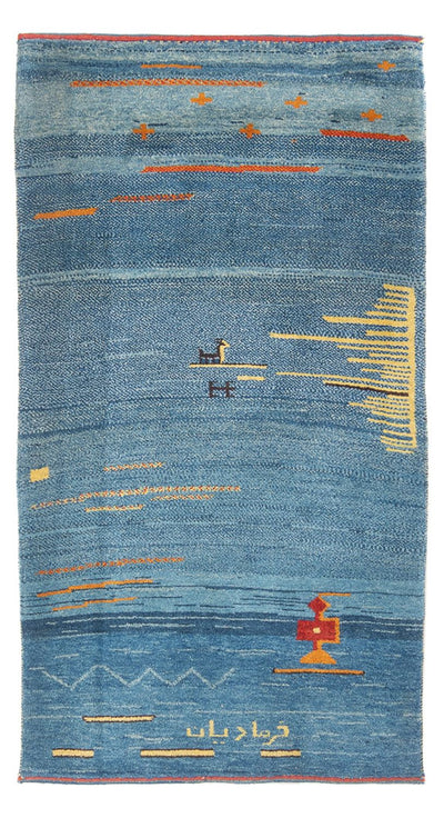 Persisk Gabbeh Mattan 90x193cm - Perserteppich Wollteppich