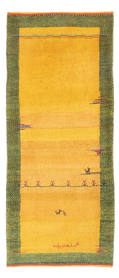 Persisk Gabbeh Mattan 83x196cm - Perserteppich Wollteppich