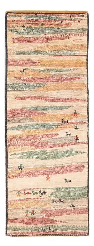 Runner Gabbeh-matta - persisk - 205 x 78 cm - flerfärgad