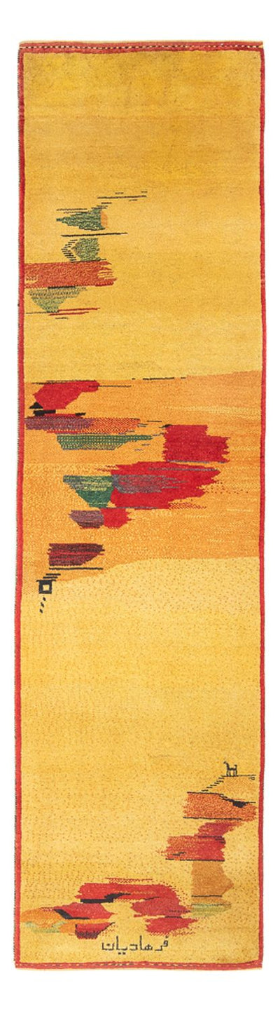 Persisk Gabbeh Mattan 84x288cm - Perserteppich Wollteppich