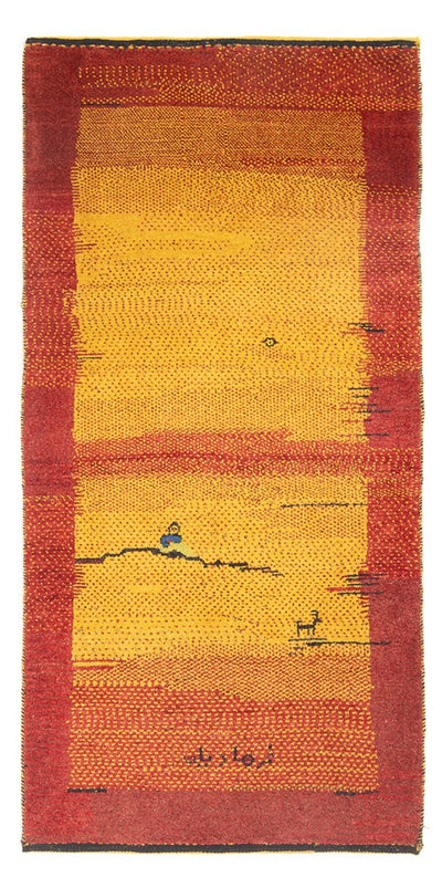 Persisk Gabbeh Mattan 88x188cm - Perserteppich Wollteppich