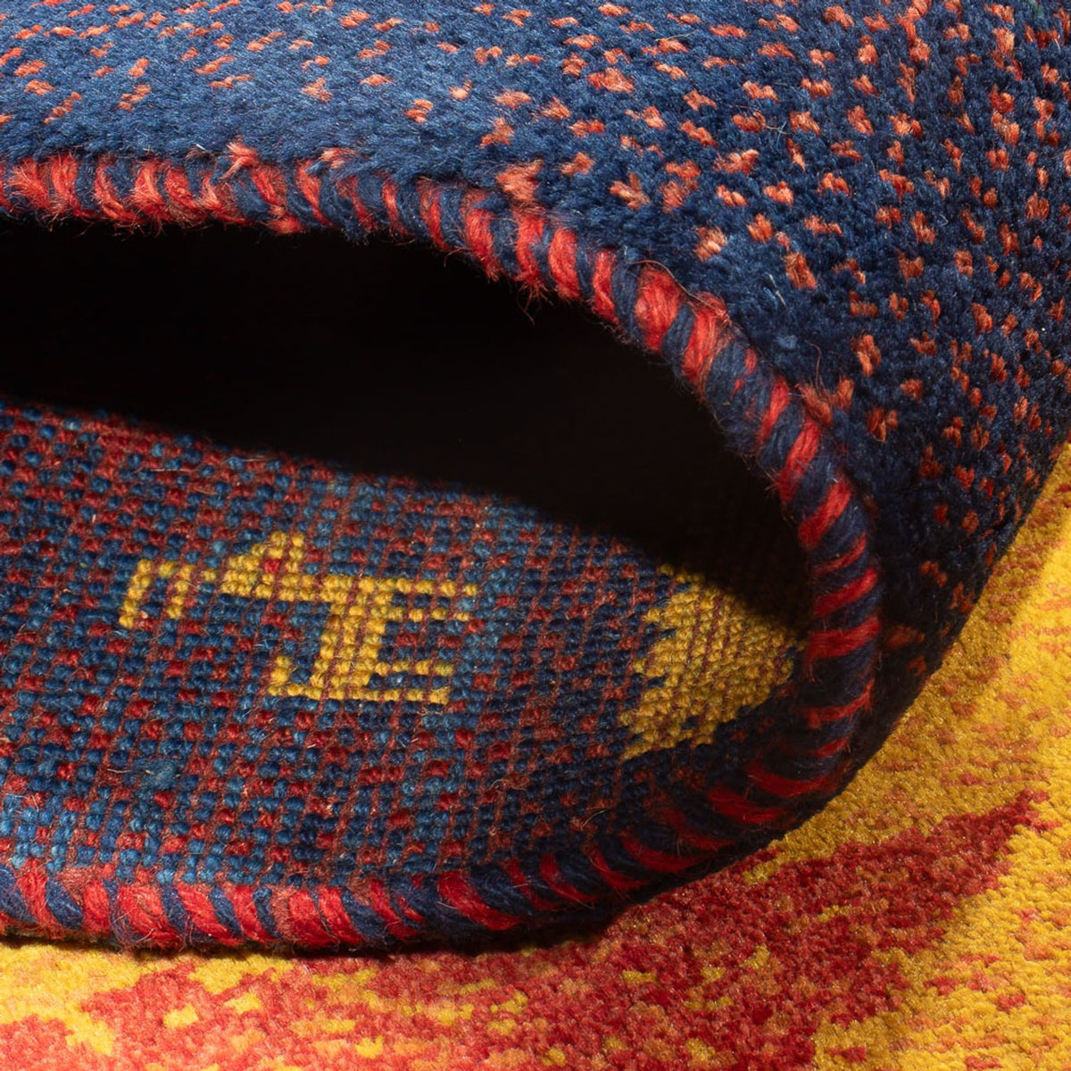 Runner Gabbeh-matta - persisk - 212 x 80 cm - flerfärgad