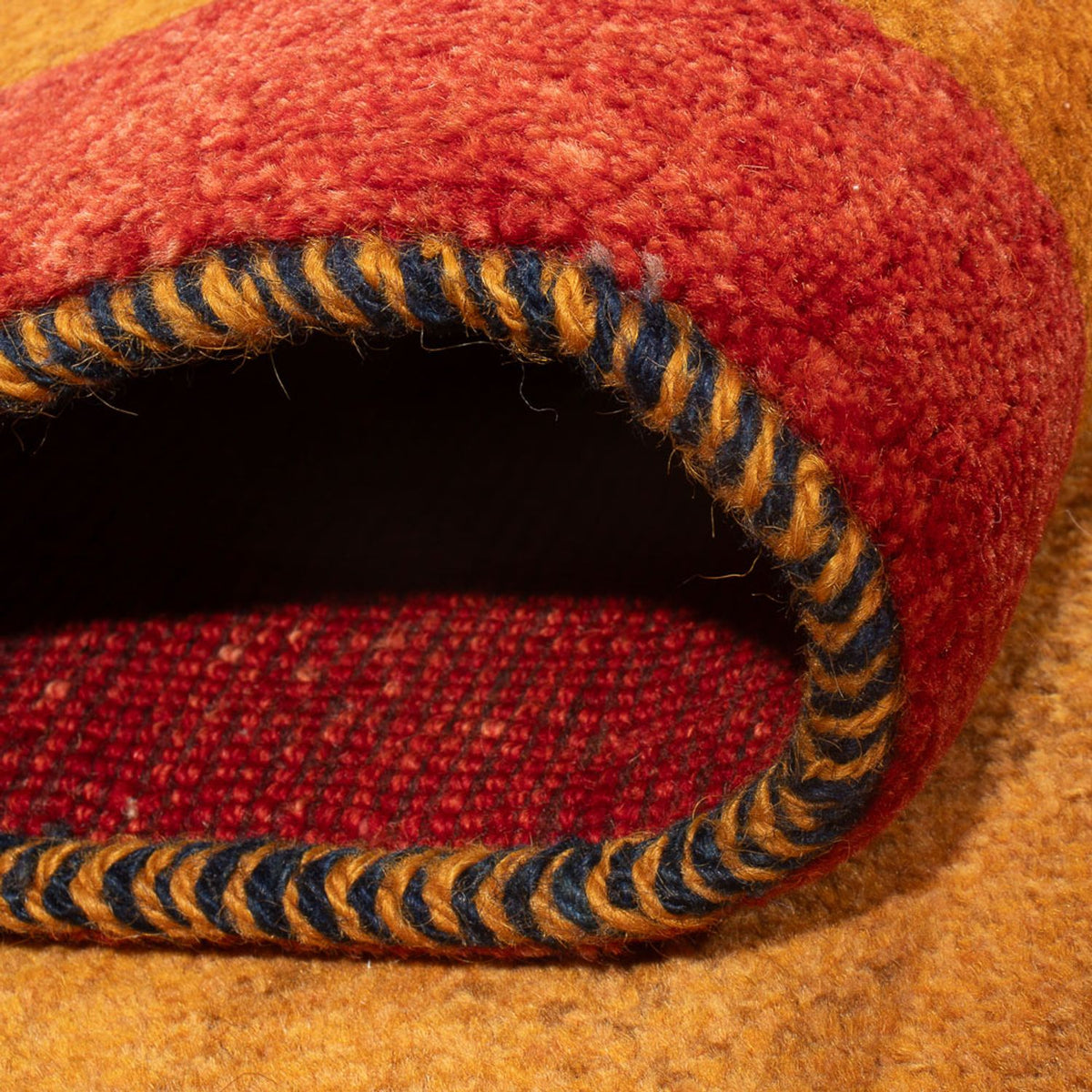 Runner Gabbeh-matta - persisk - 225 x 80 cm - flerfärgad