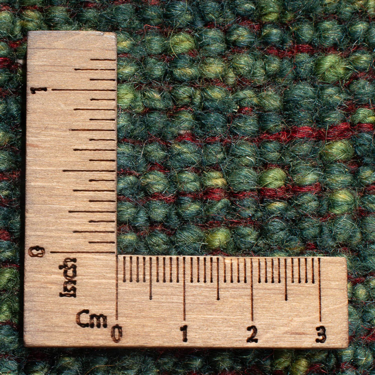 Runner Gabbeh-matta - persisk - 270 x 75 cm - mörkgrön