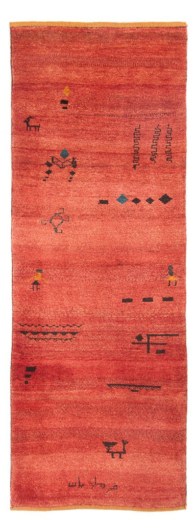 Persisk Gabbeh Mattan 83x225cm - Perserteppich Wollteppich