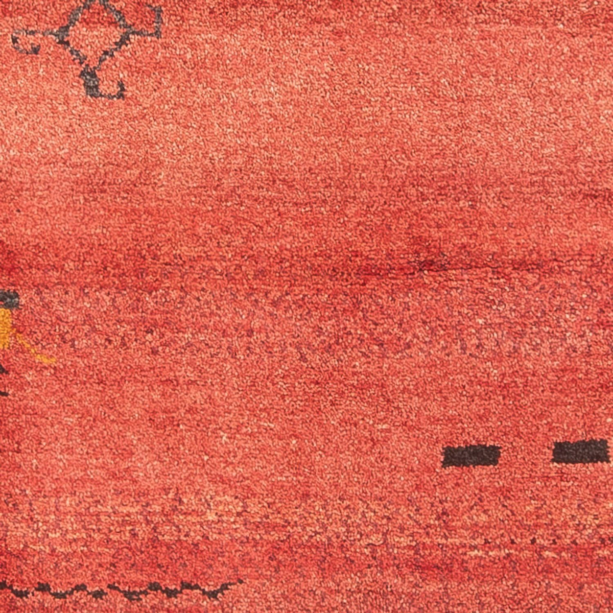 Runner Gabbeh-matta - persisk - 225 x 83 cm - ljusröd