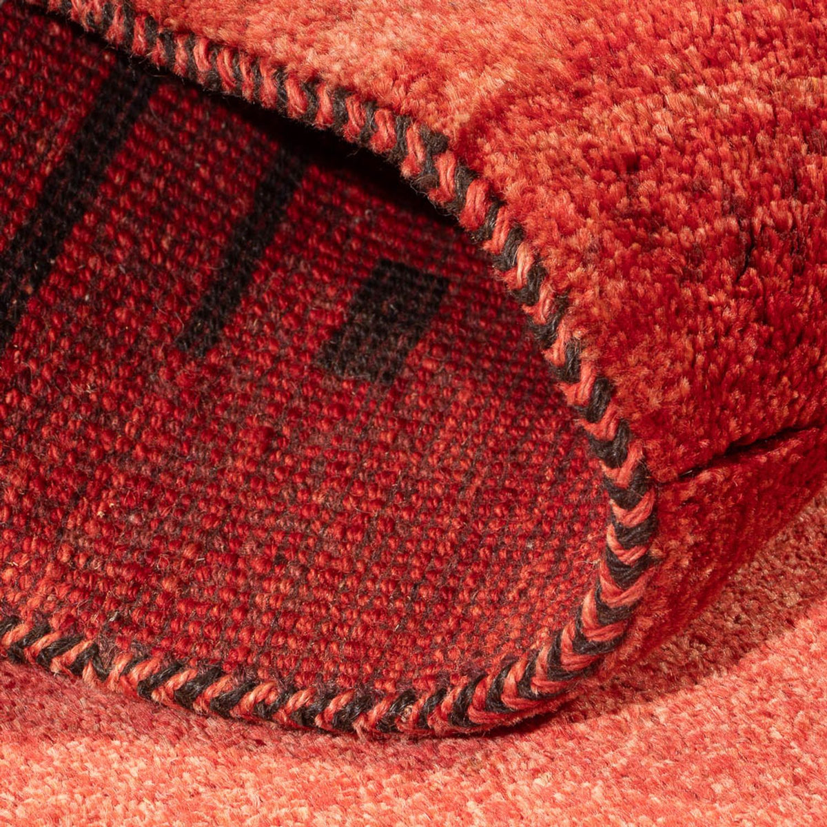 Runner Gabbeh-matta - persisk - 225 x 83 cm - ljusröd