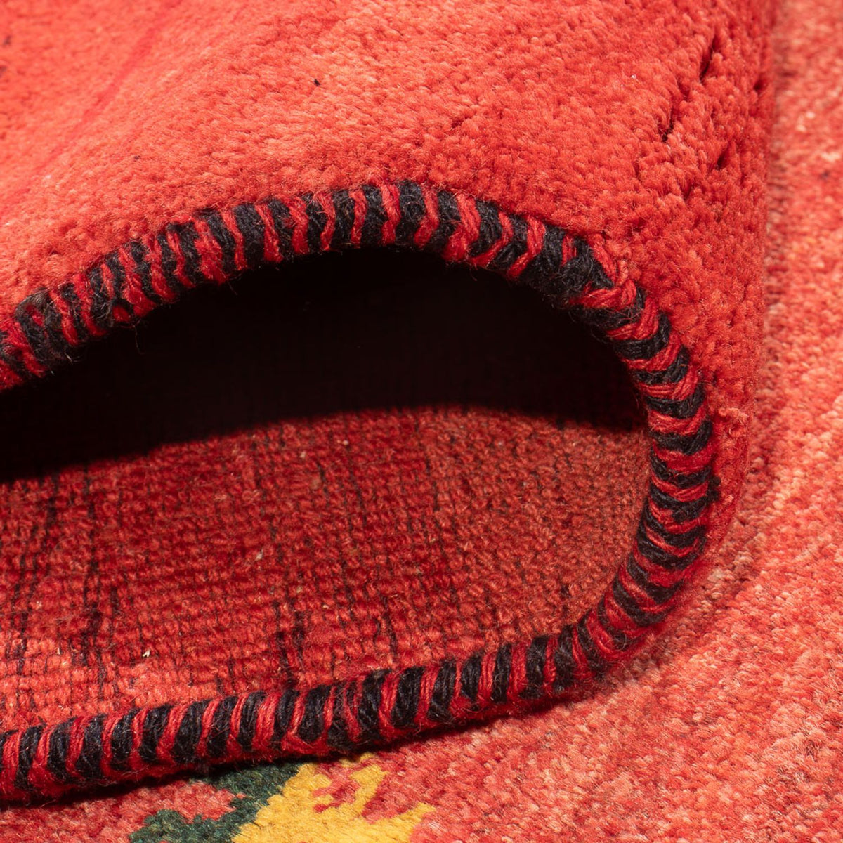 Runner Gabbeh-matta - persisk - 227 x 85 cm - röd