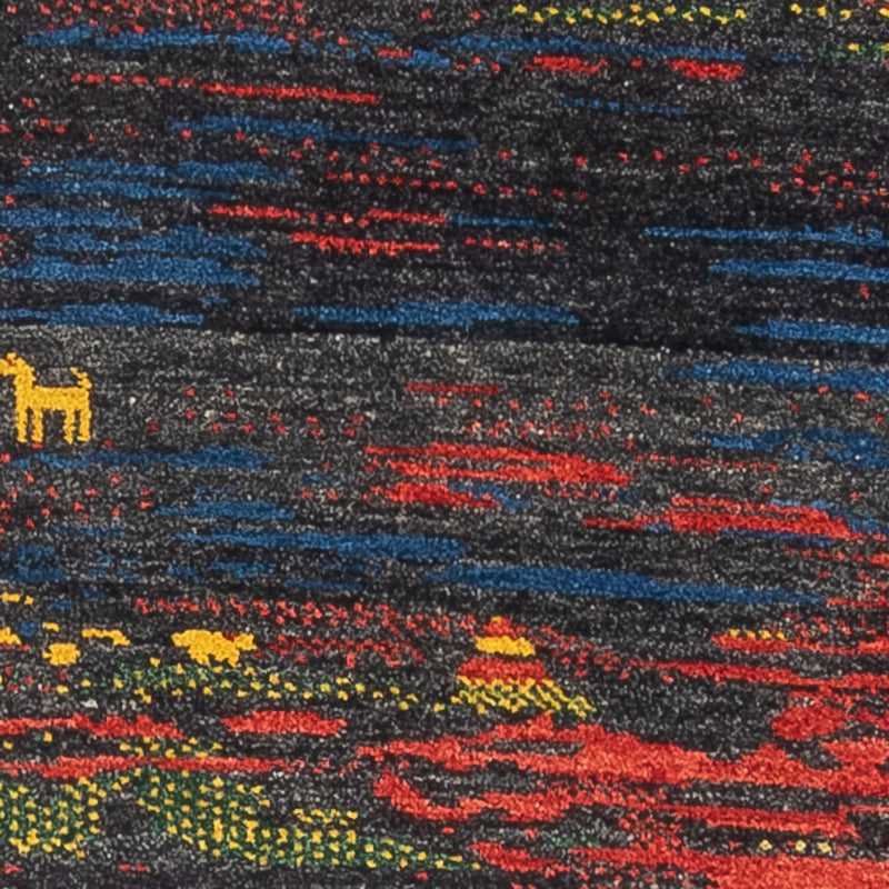 Runner Gabbeh-matta - persisk - 185 x 68 cm - flerfärgad