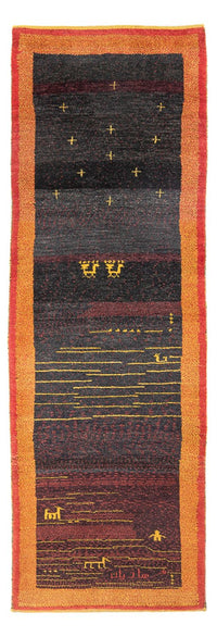 Runner Gabbeh-matta - persisk - 260 x 86 cm - flerfärgad