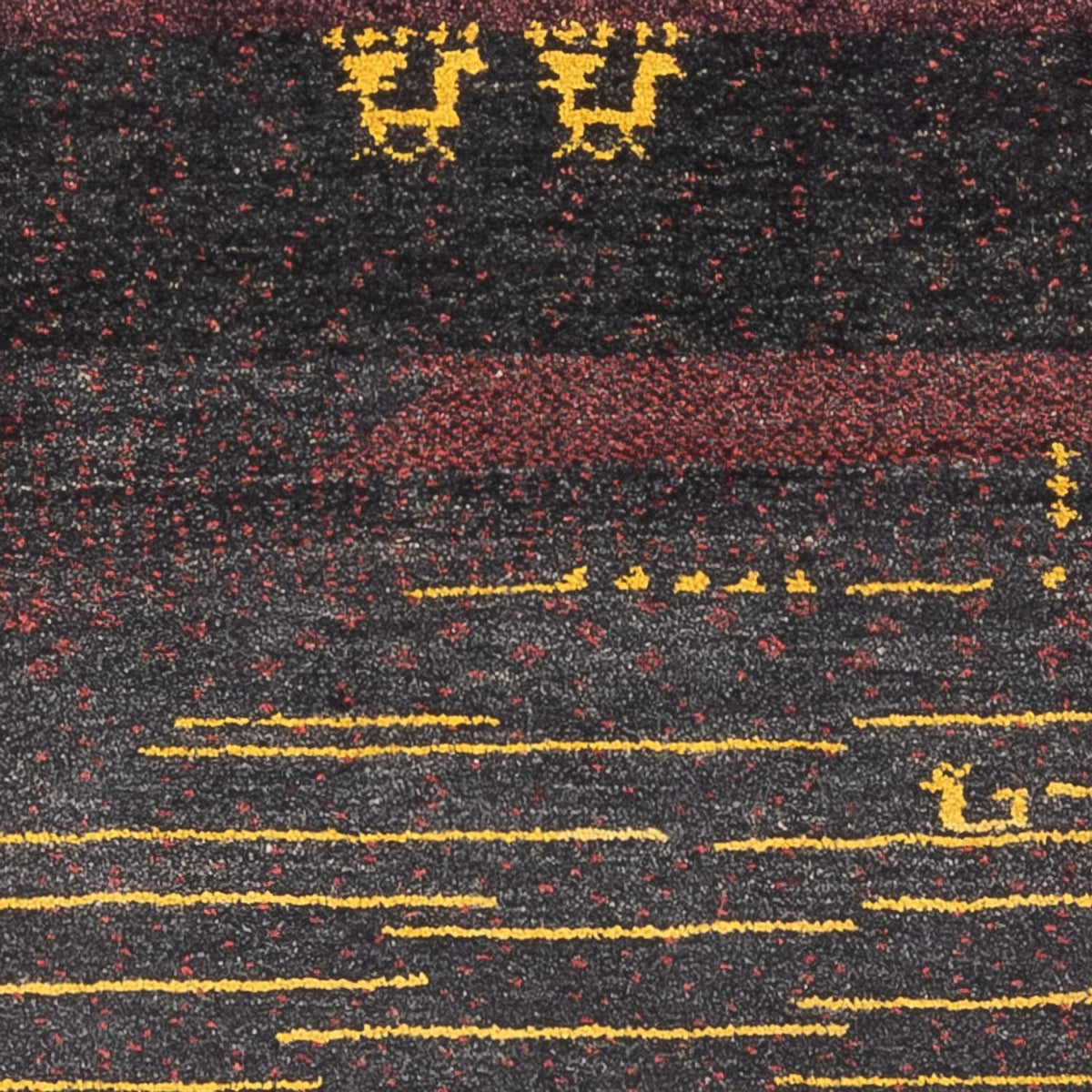 Runner Gabbeh-matta - persisk - 260 x 86 cm - flerfärgad