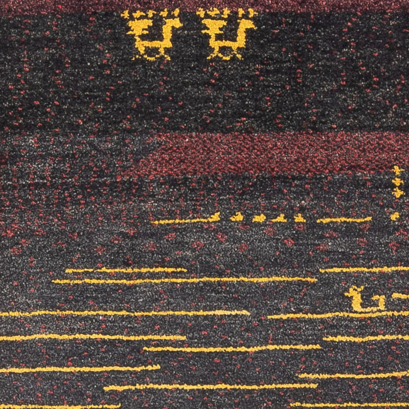 Runner Gabbeh-matta - persisk - 260 x 86 cm - flerfärgad