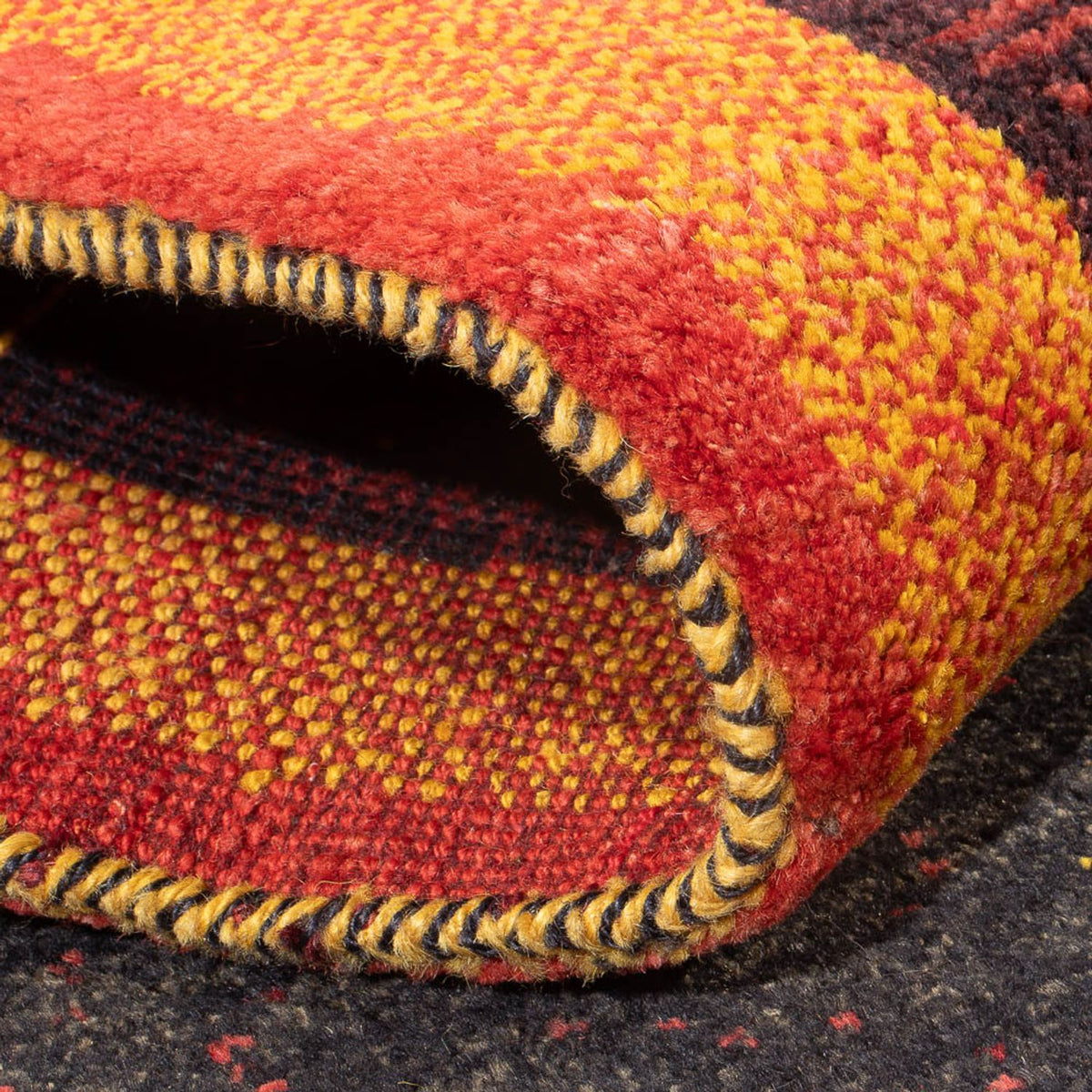 Runner Gabbeh-matta - persisk - 260 x 86 cm - flerfärgad