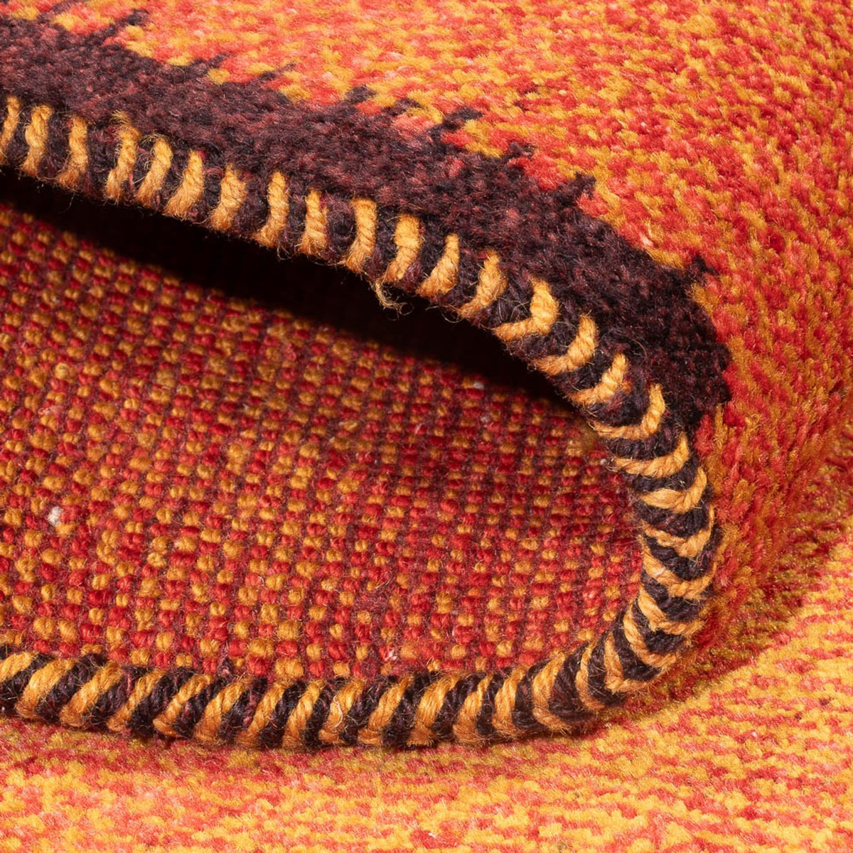 Runner Gabbeh-matta - persisk - 247 x 87 cm - terrakotta