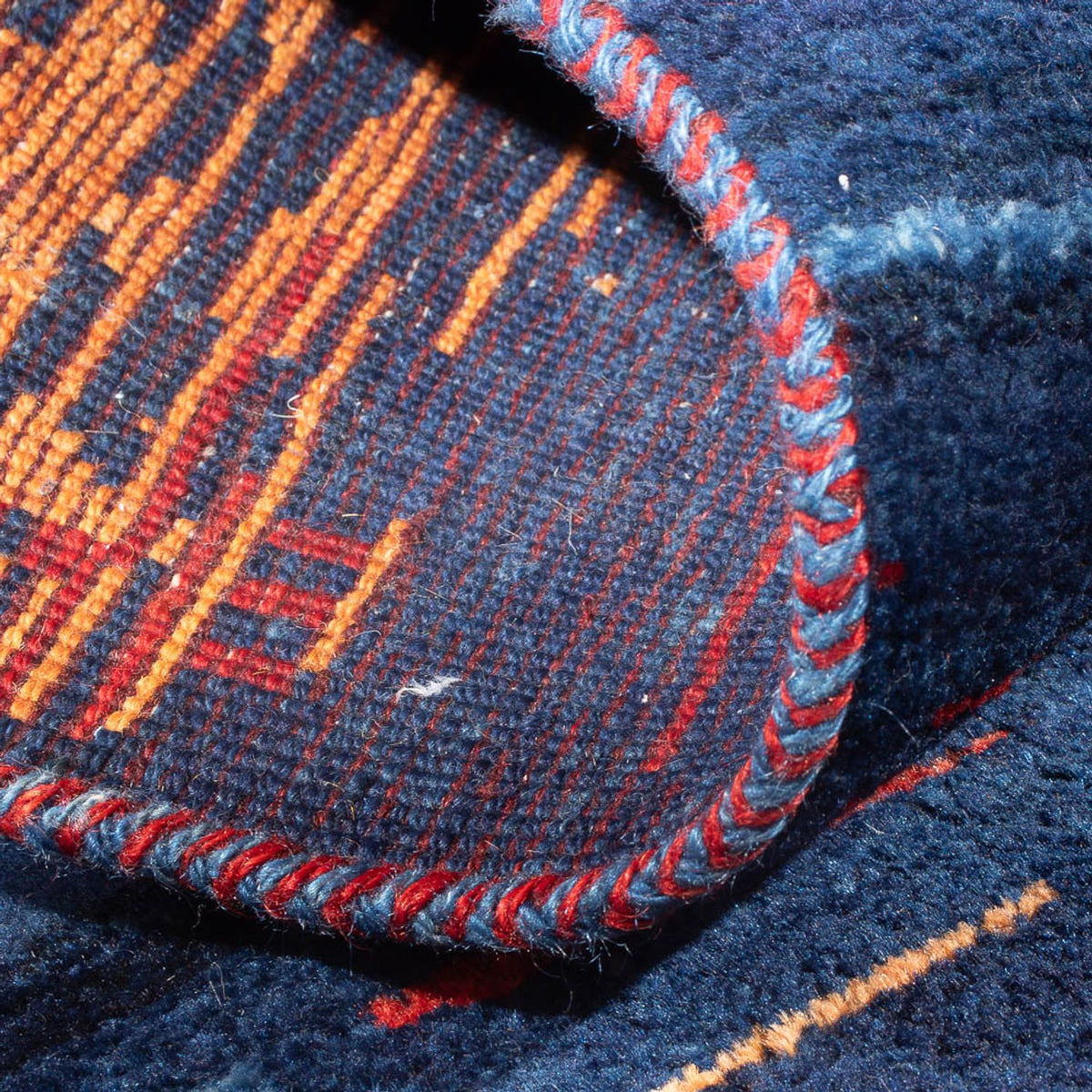 Runner Gabbeh-matta - persisk - 279 x 80 cm - flerfärgad