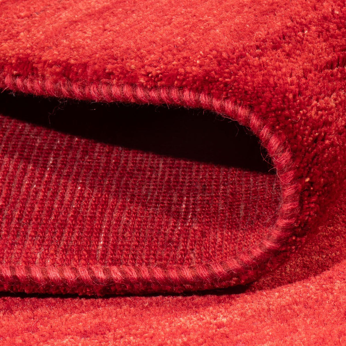 Gabbeh-matta - persisk - 246 x 176 cm - röd