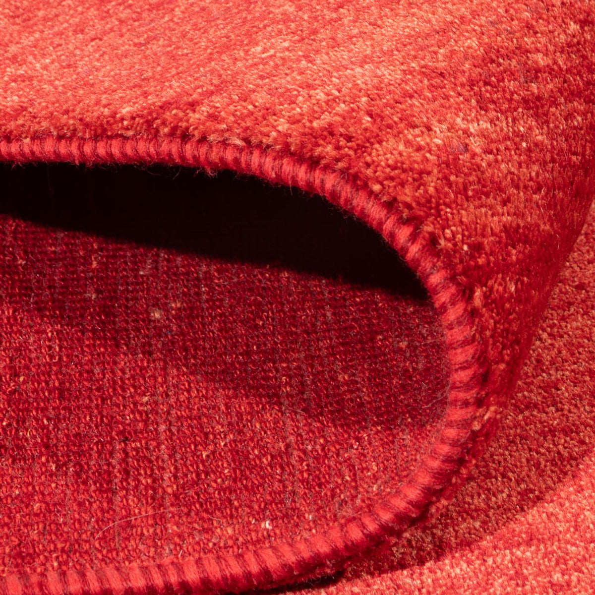 Gabbeh-matta - persisk - 243 x 175 cm - röd