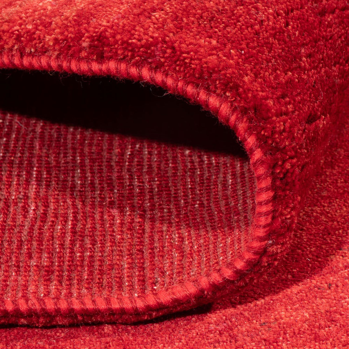 Gabbeh-matta - persisk - 234 x 174 cm - röd