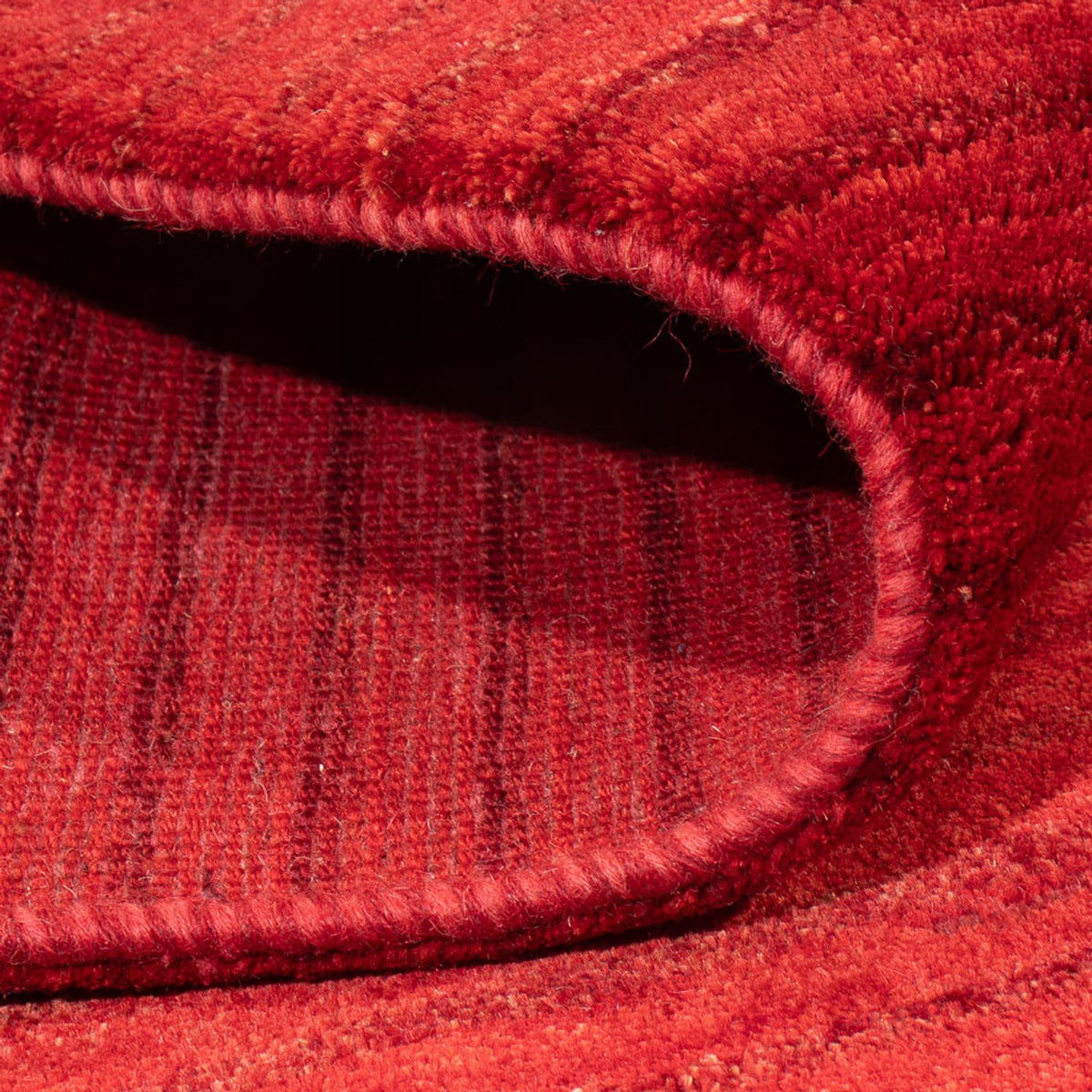 Gabbeh-matta - persisk - 240 x 174 cm - röd