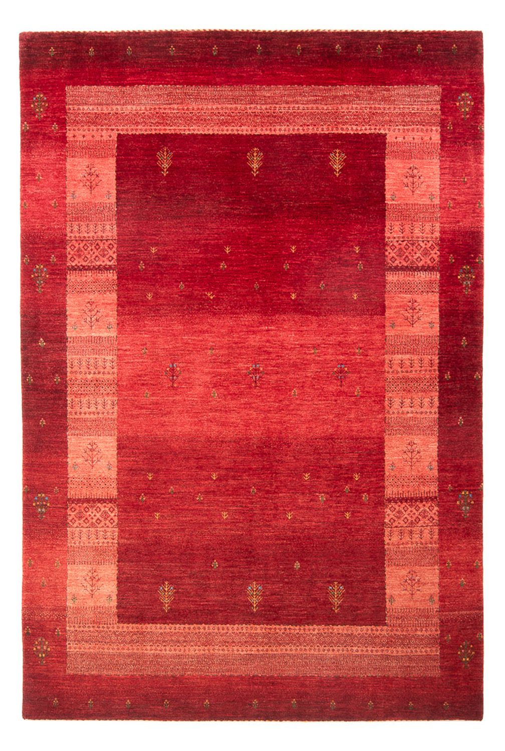 Gabbeh-matta - Loribaft Persian - 257 x 173 cm - röd