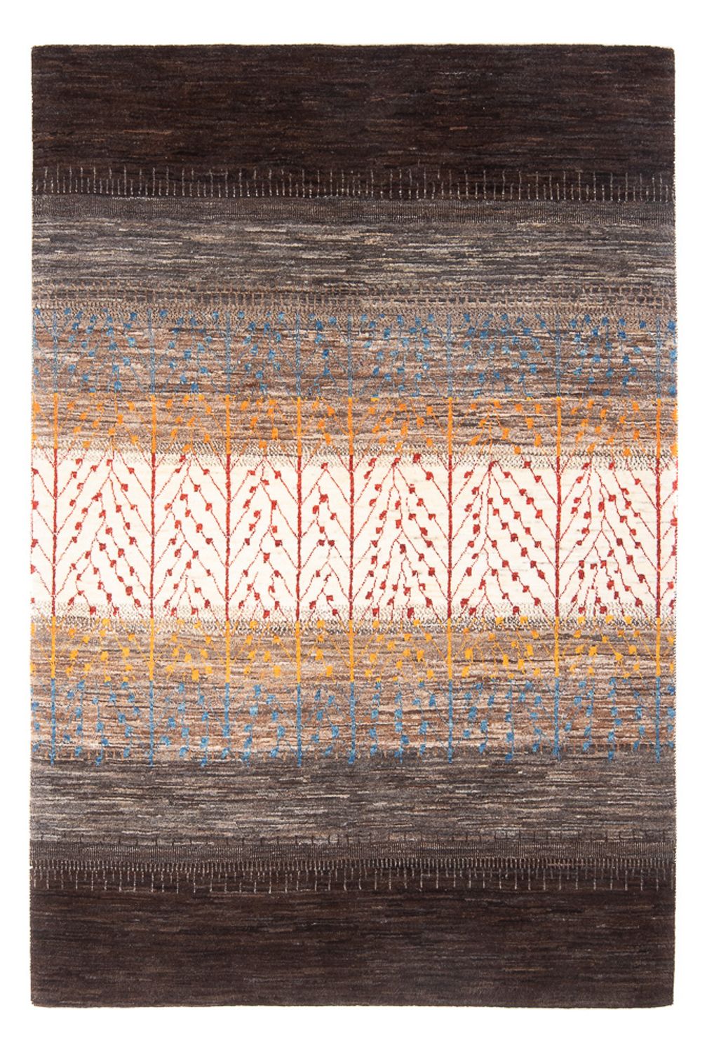 Gabbeh-matta - Loribaft Persian - 218 x 154 cm - flerfärgad