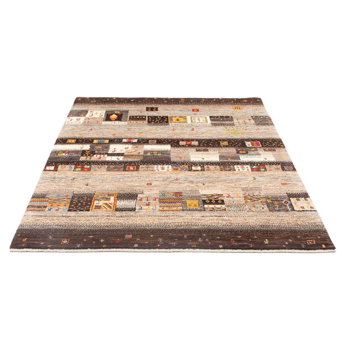 Gabbeh-matta - Loribaft Persian - 196 x 131 cm - flerfärgad