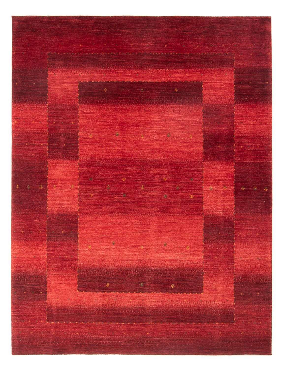 Gabbeh-matta - Loribaft Persian - 204 x 155 cm - röd