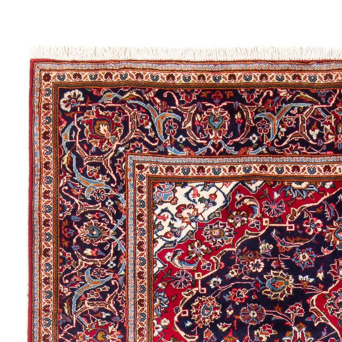 Persiska mattor - Keshan - 300 x 200 cm - mörkblå