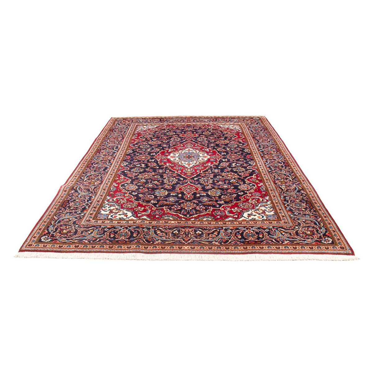 Persiska mattor - Keshan - 300 x 200 cm - mörkblå