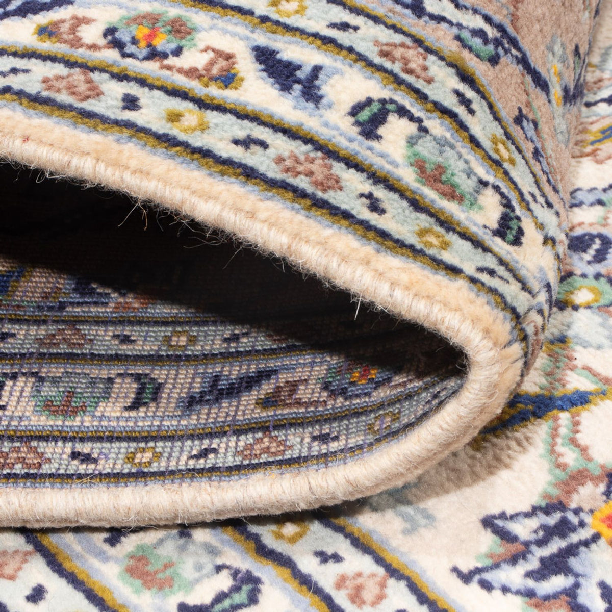 Persiska mattor - Keshan - 298 x 208 cm - grädde